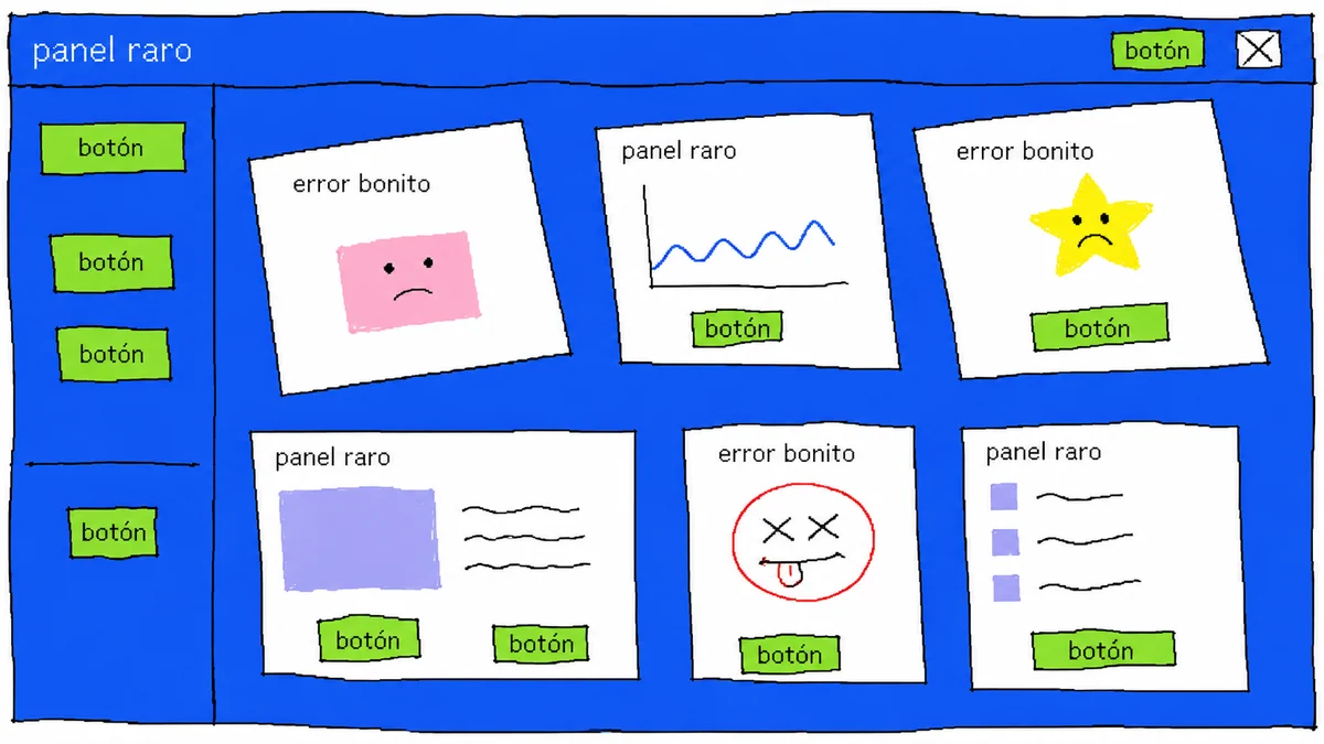 Bad UI screenshot redraw sample