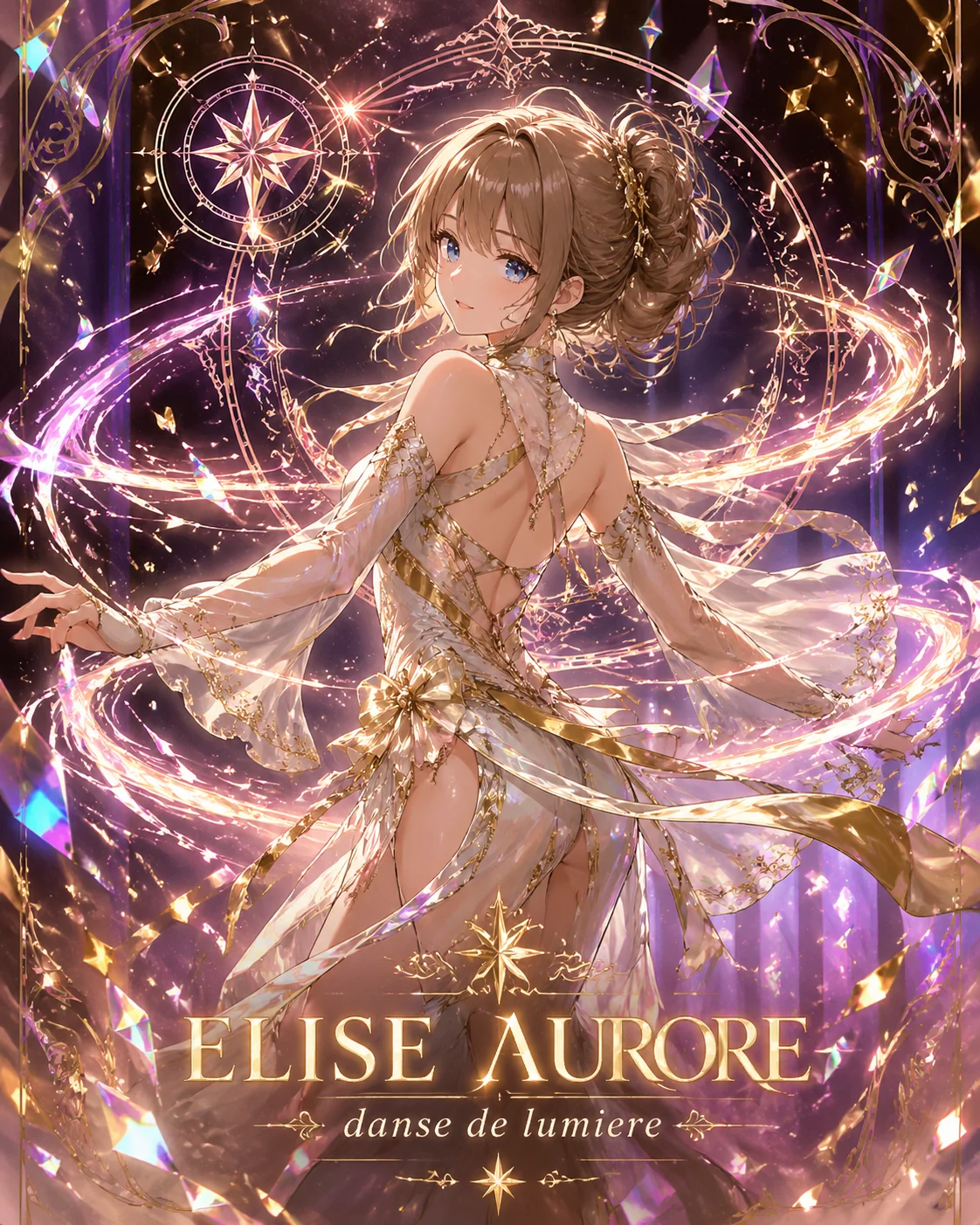 Carte holographique francaise de mage danseuse