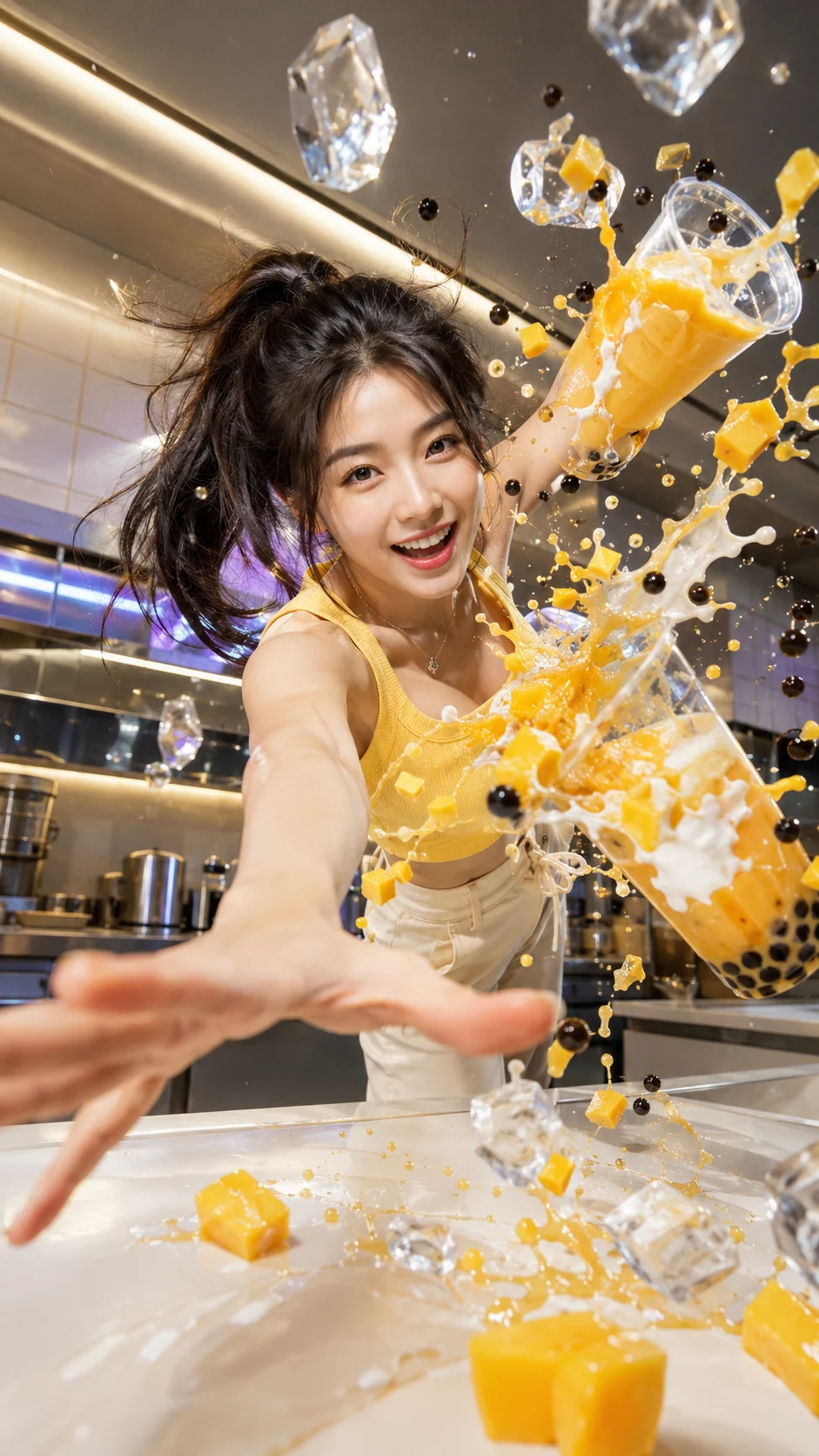 블루베리 야간 티숍 샘플 이미지