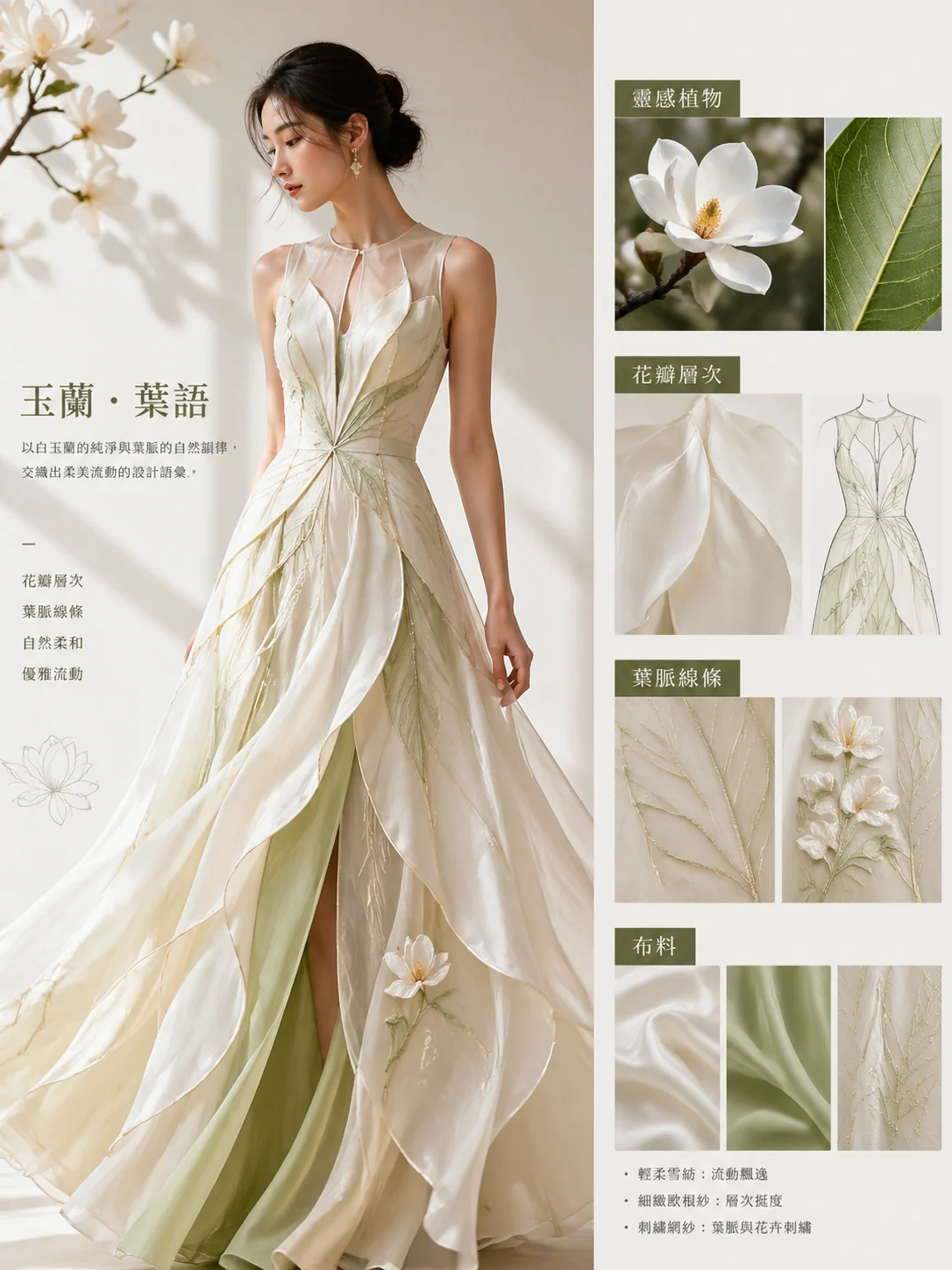 식물 드레스 콘셉트