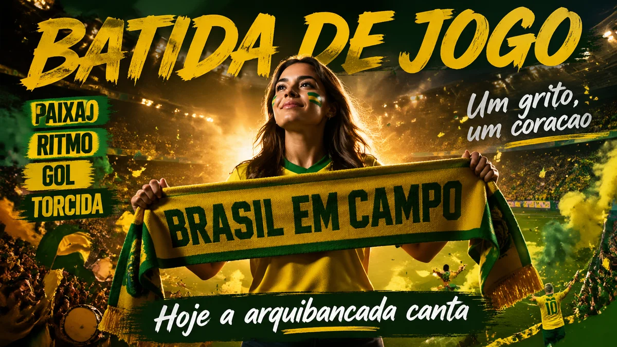 Brasilien Futebol Karneval Poster
