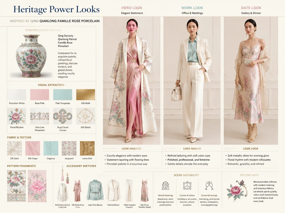 Heritage Fashion Board: Bronze Taotie Power Looks