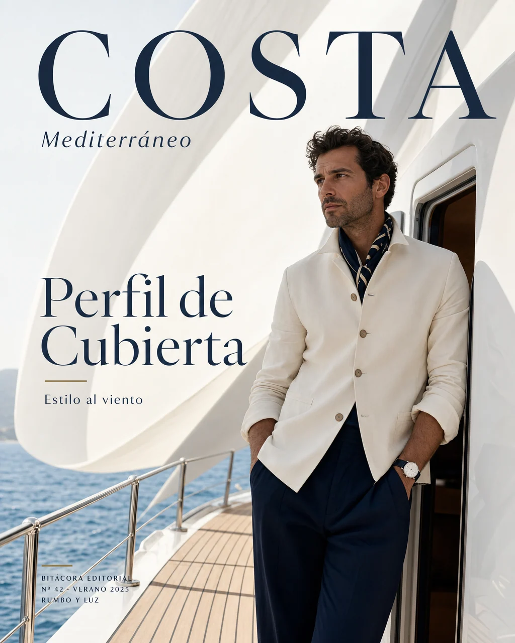 Captain style profile cover sample