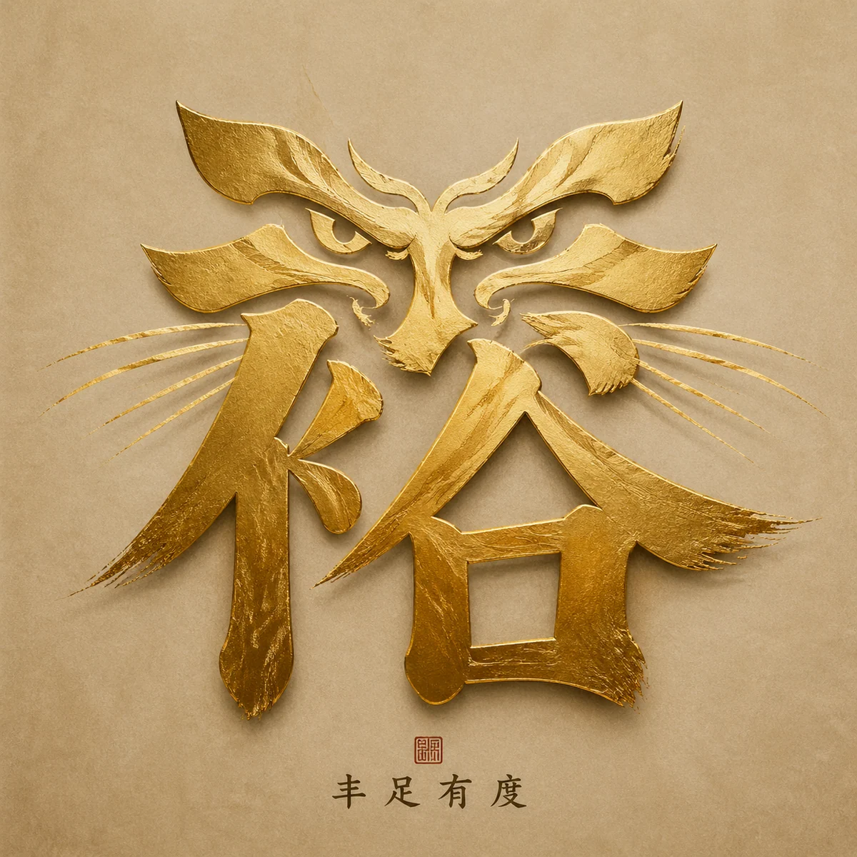 汉字语义视觉化字体海报示例