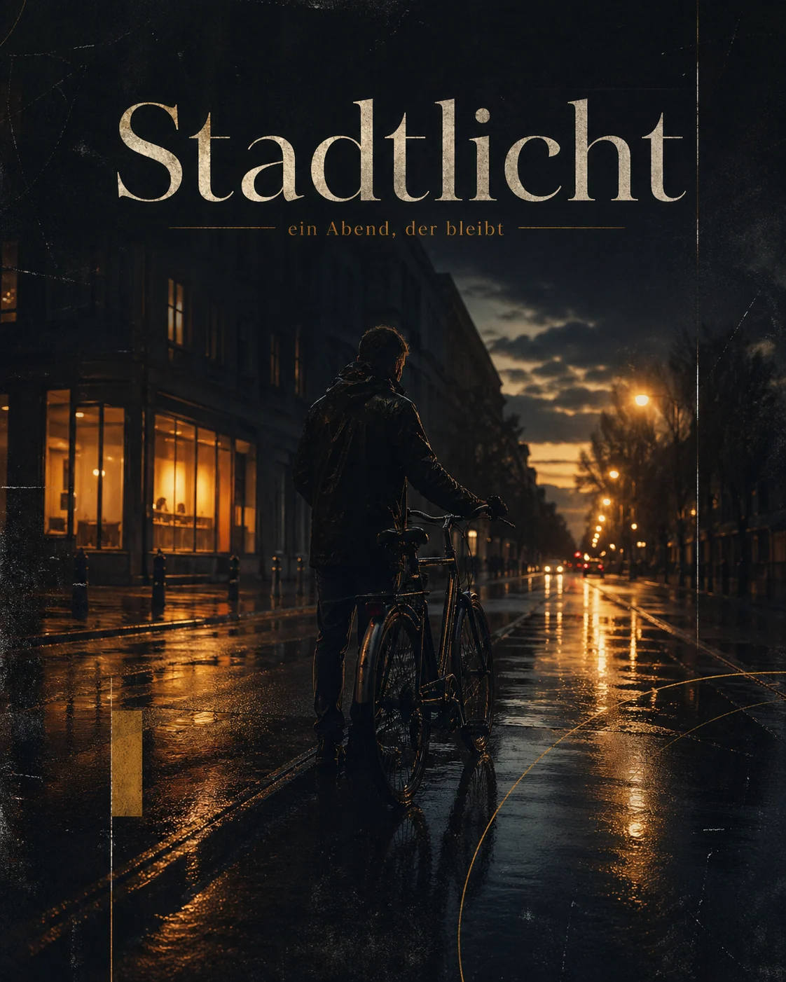 Dunkles künstlerisches Foto-Poster Beispiel