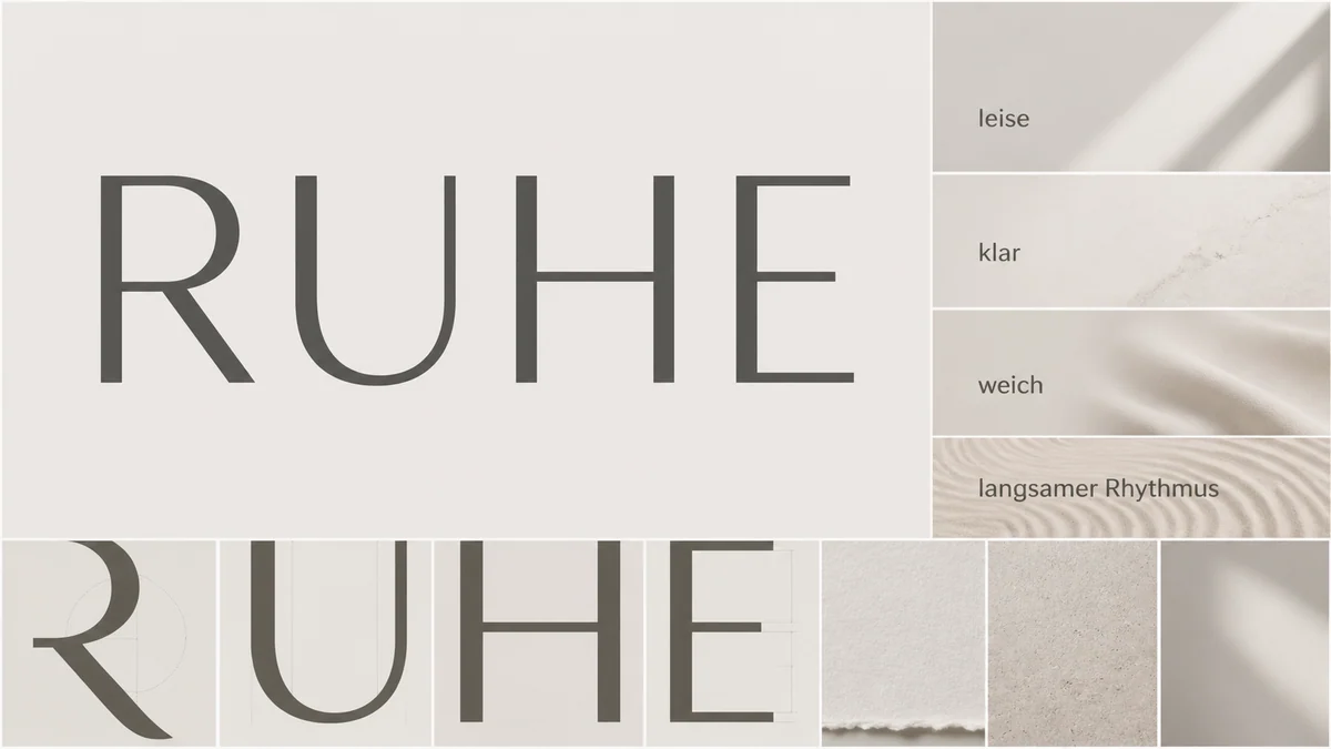 Typografisches Font-Temperament Editorial Beispiel