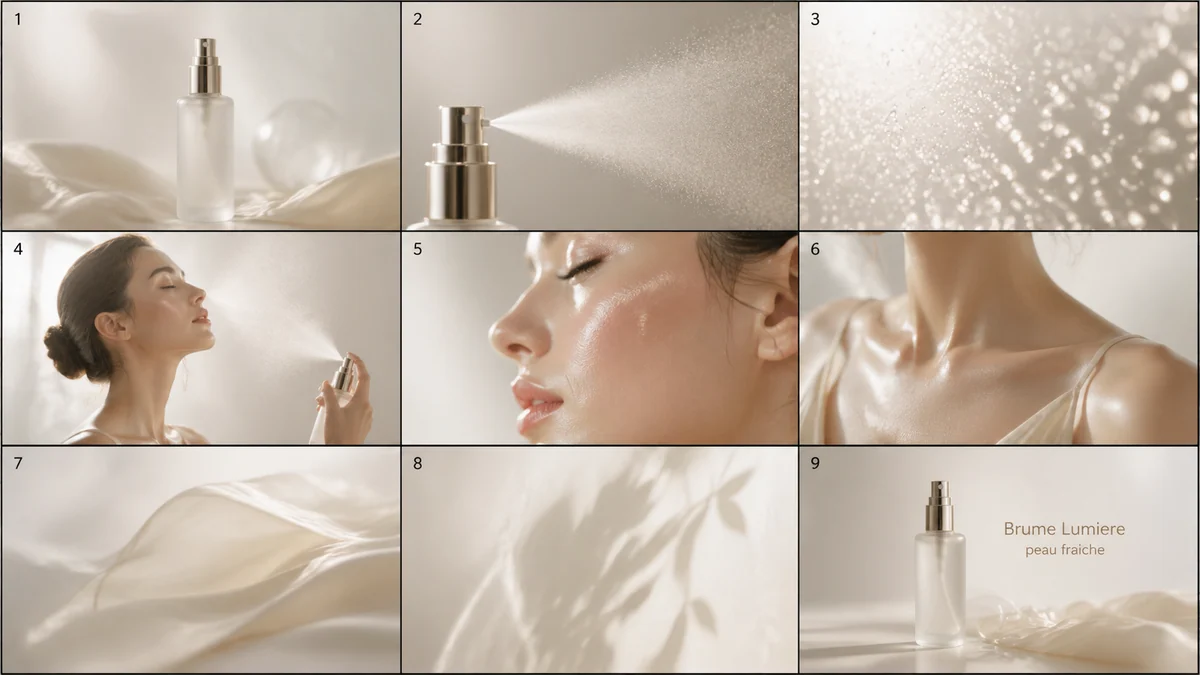 Film brume visage sample