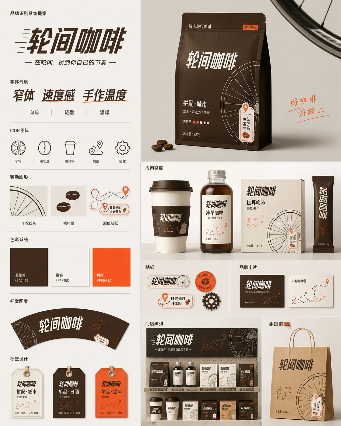 品牌识别系统提案板示例