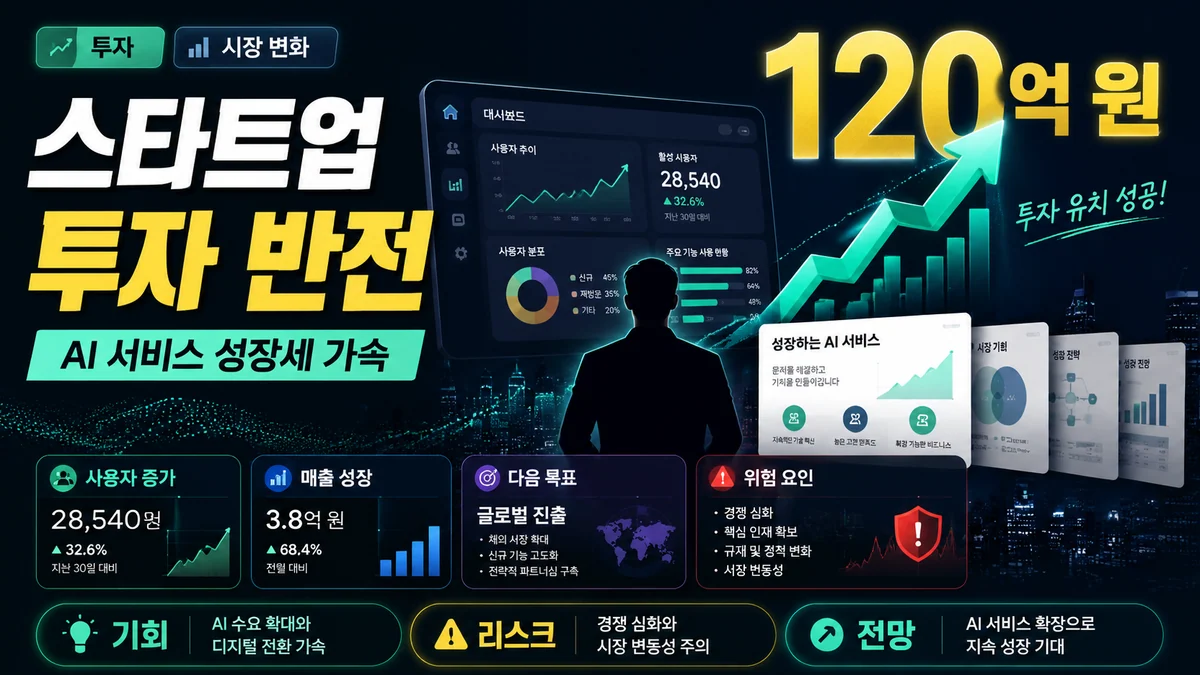 한국어 스타트업 투자 뉴스 커버