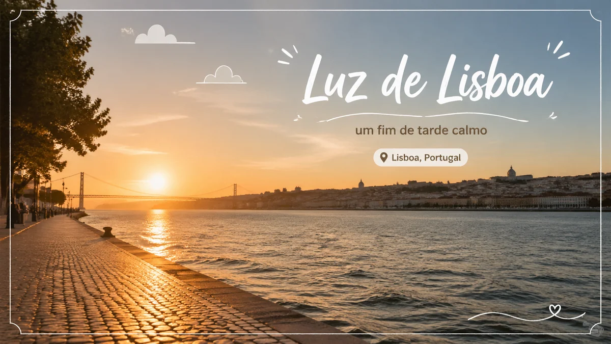 Paisagem editada com legenda emocional