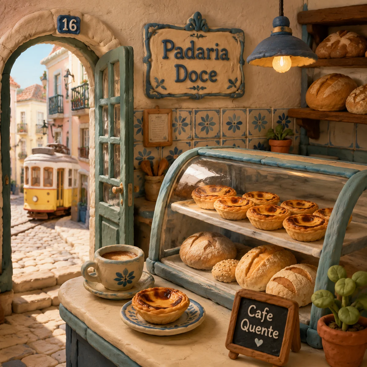 Lisbon Bakery Claymation 黏土动画示例图