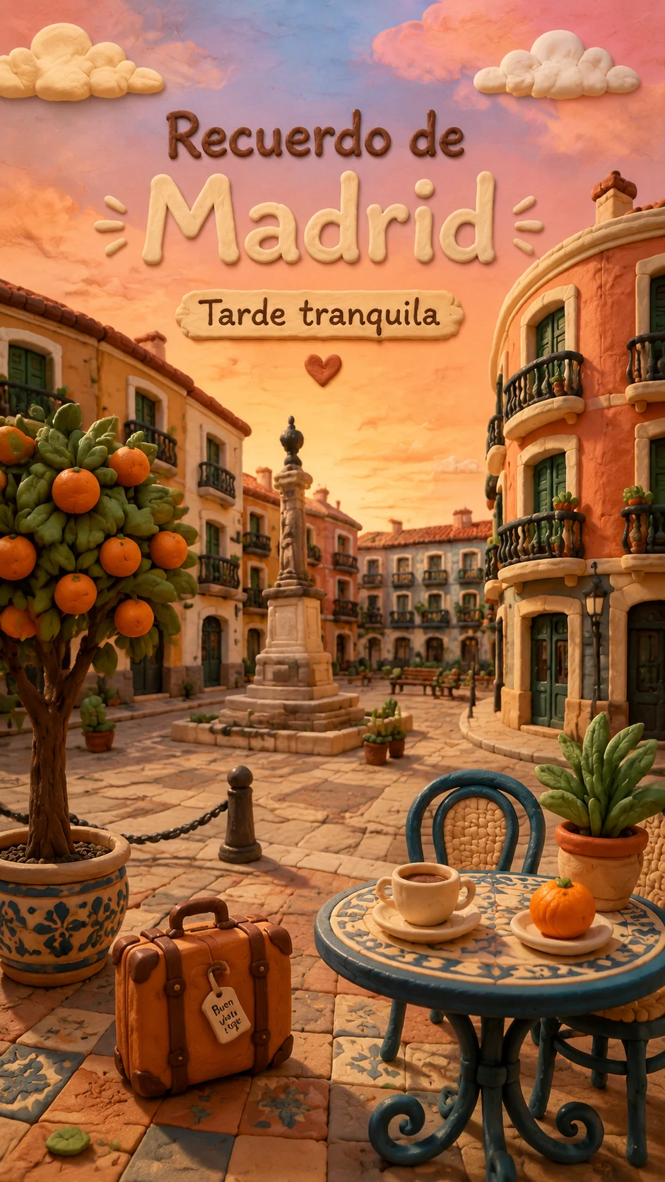 Madrid Travel Claymation 黏土动画示例图