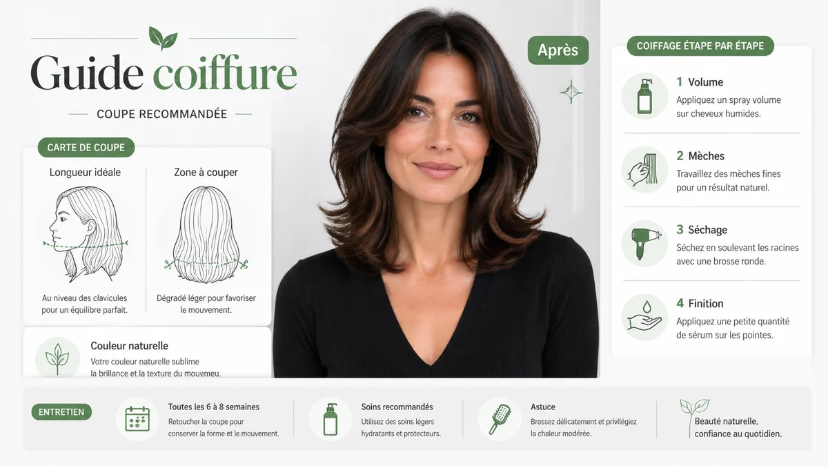 Hair maintenance and styling guide sample