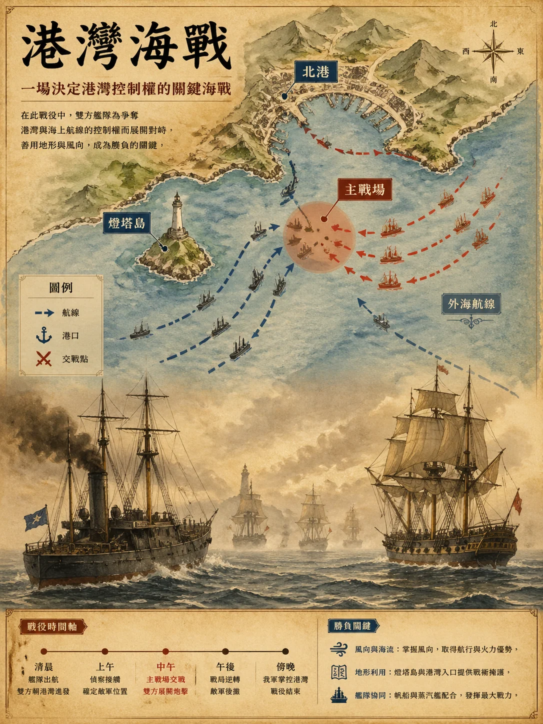 Image d'exemple : Carte de conflit maritime