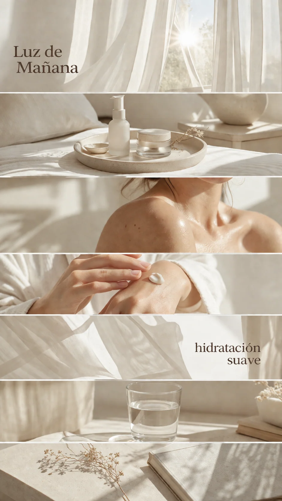 Editorial skincare matin sample