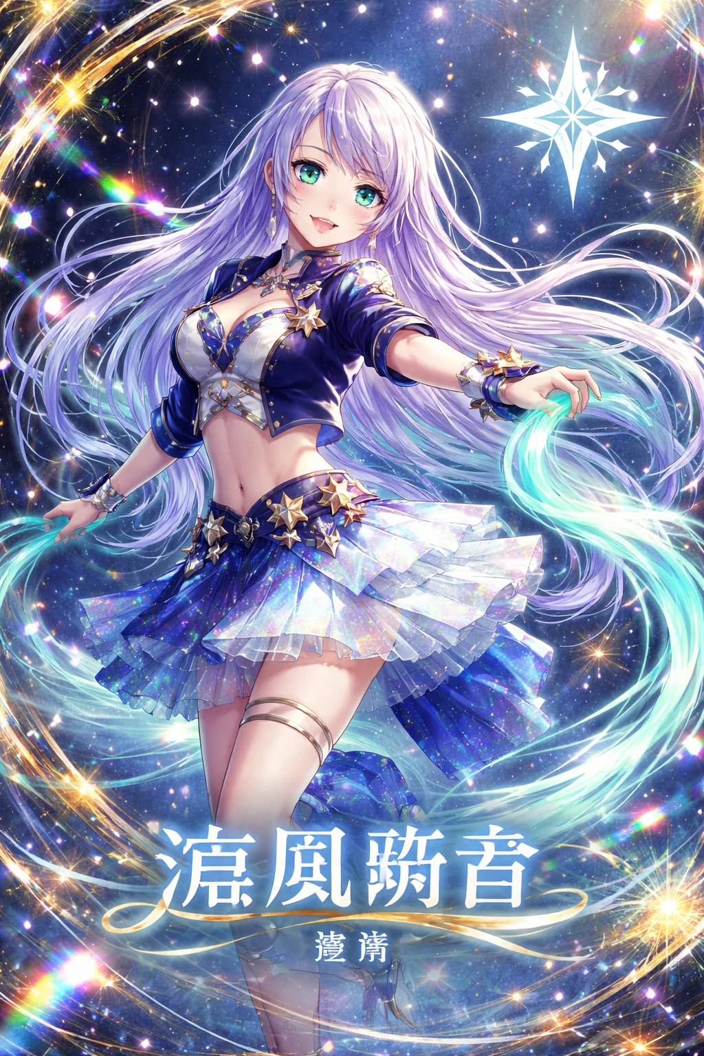 繁體中文霓光偶像收藏卡海報示例