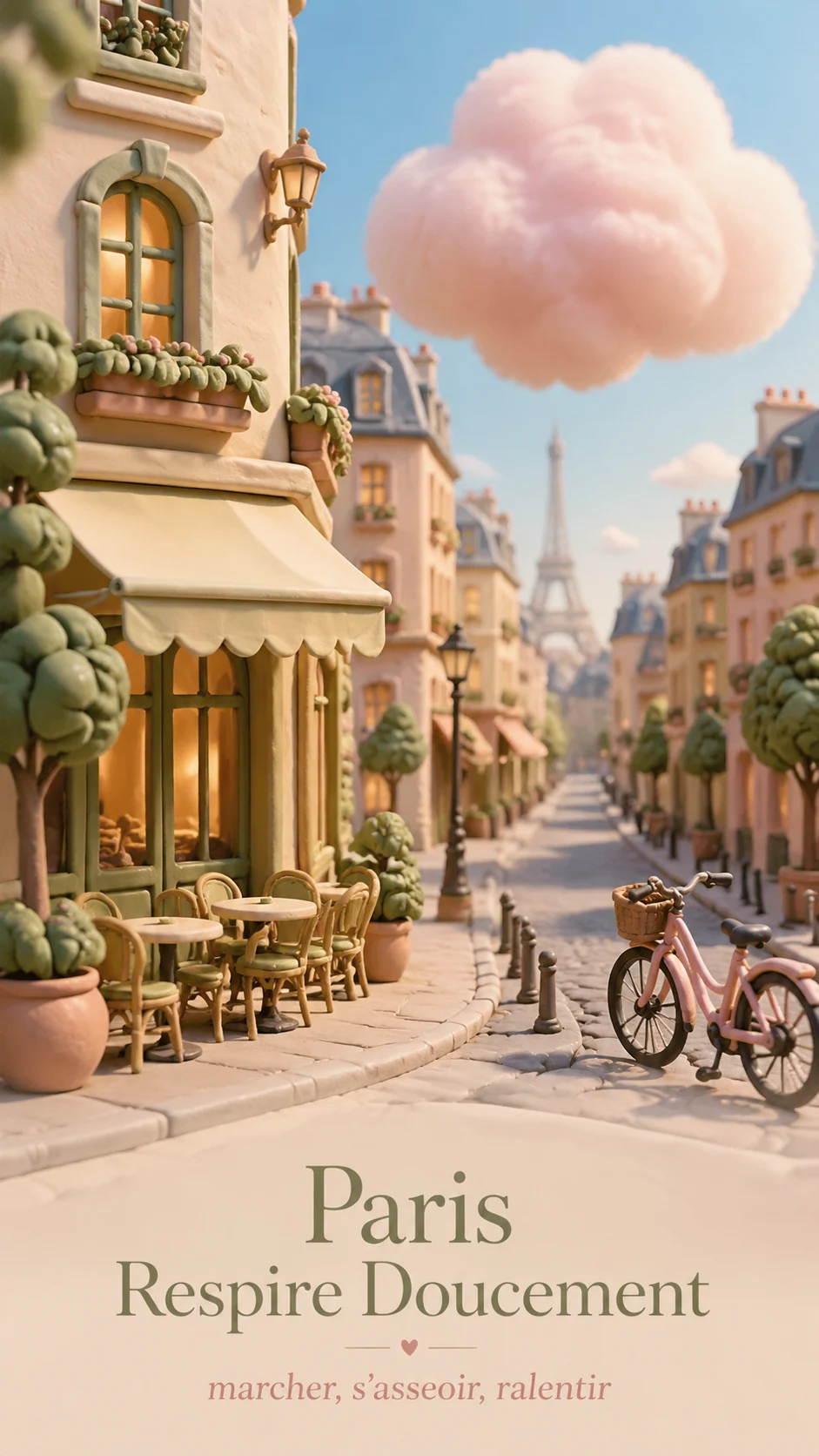 Image d'exemple d'affiche éco miniature en argile
