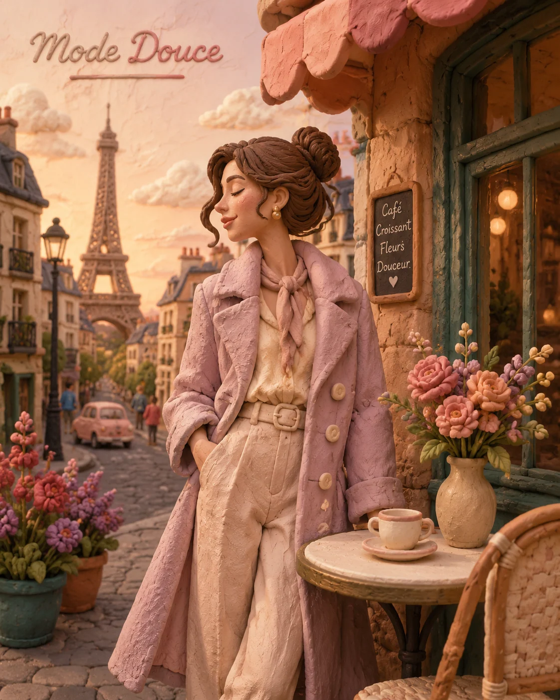 Paris Fashion Claymation 黏土动画示例图