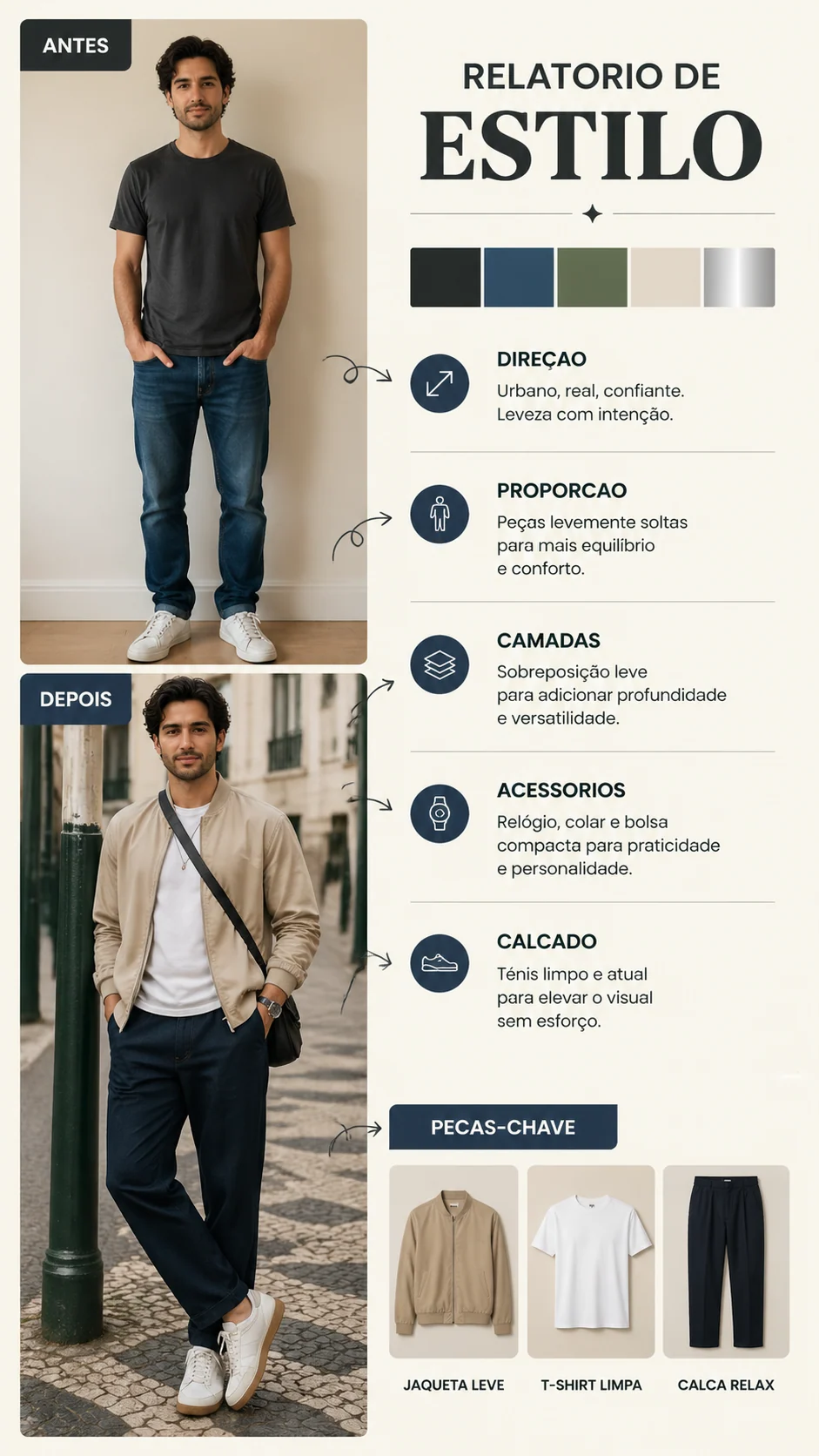 Relatorio de upgrade de estilo urbano em portugues