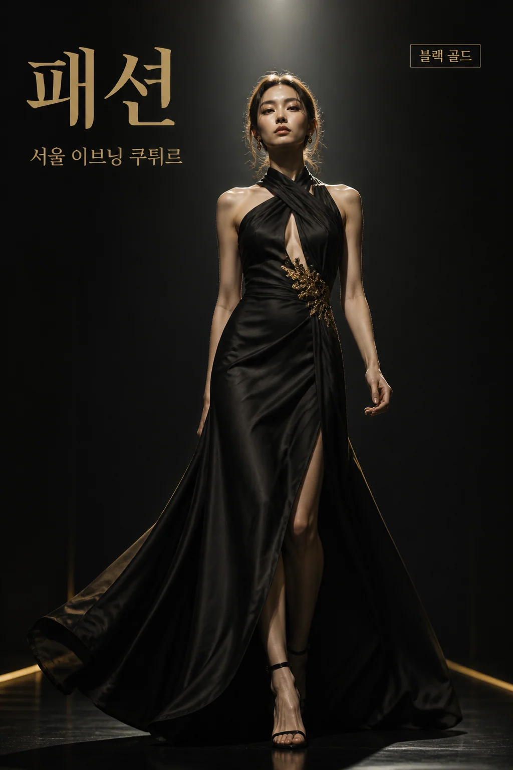서울 이브닝 쿠튀르 매거진 커버 예시