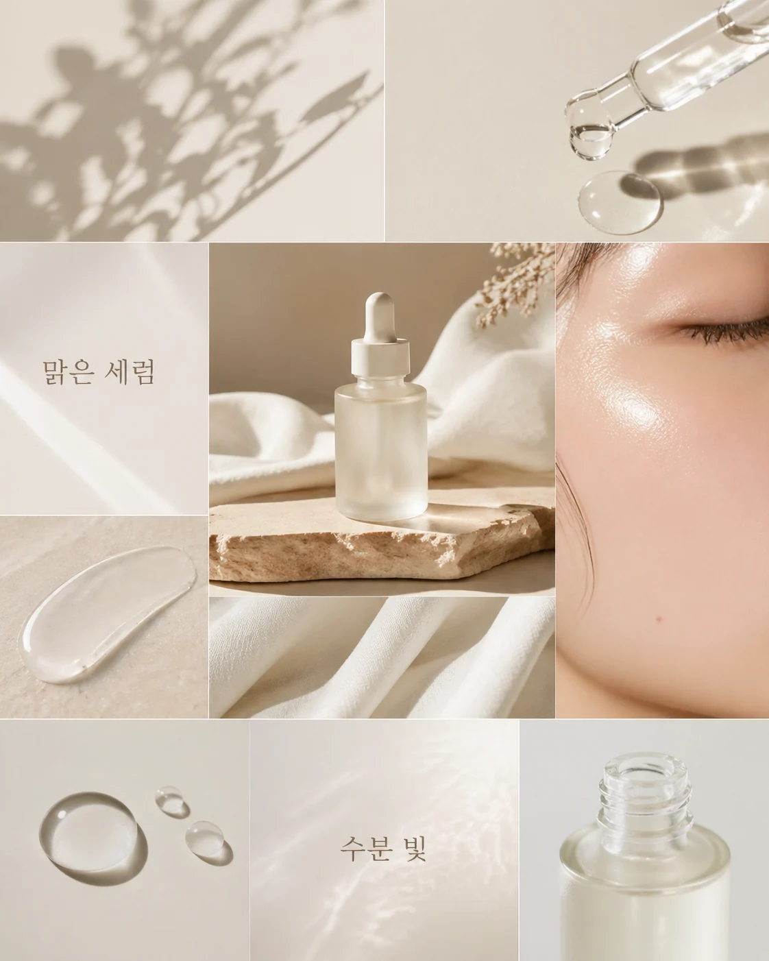Moodboard lancement serum sample