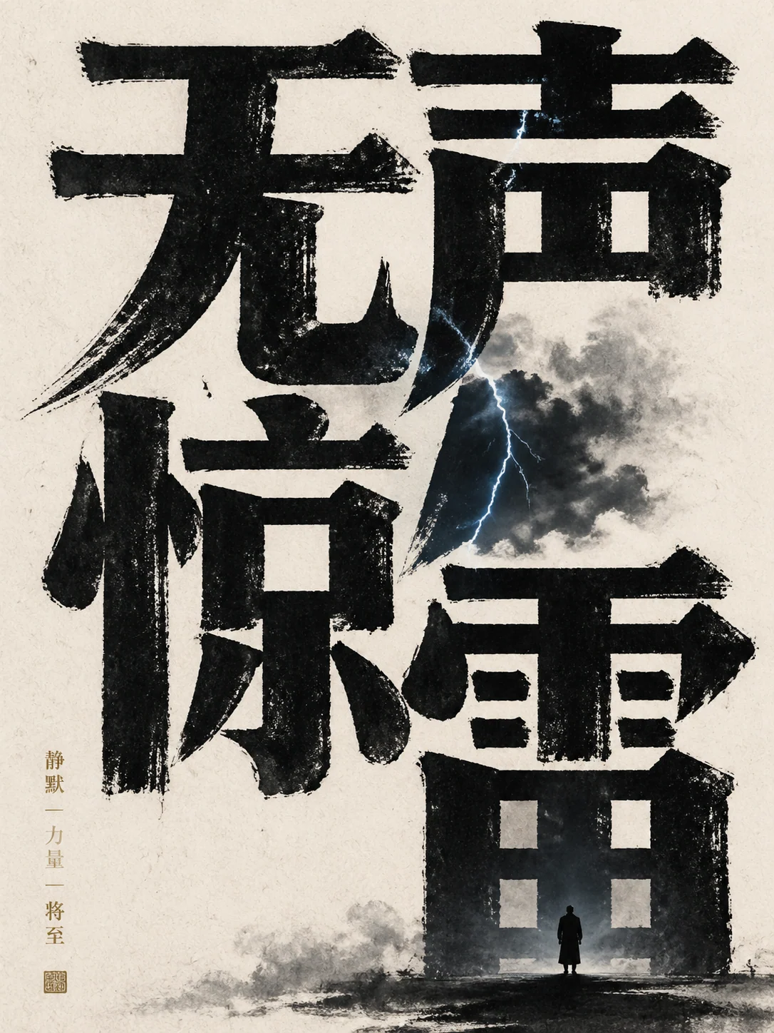 简体中文标题概念字体海报示例