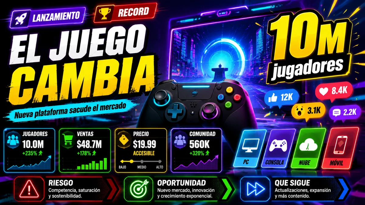 Portada espanola de noticia de videojuegos