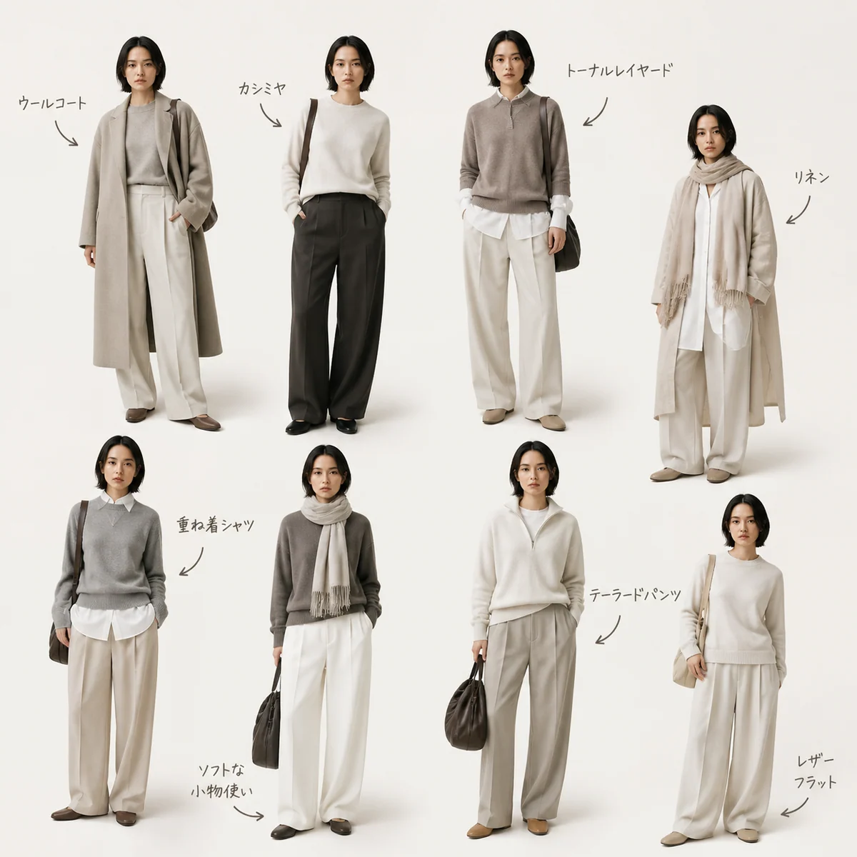 Square streetwear layering collage sample