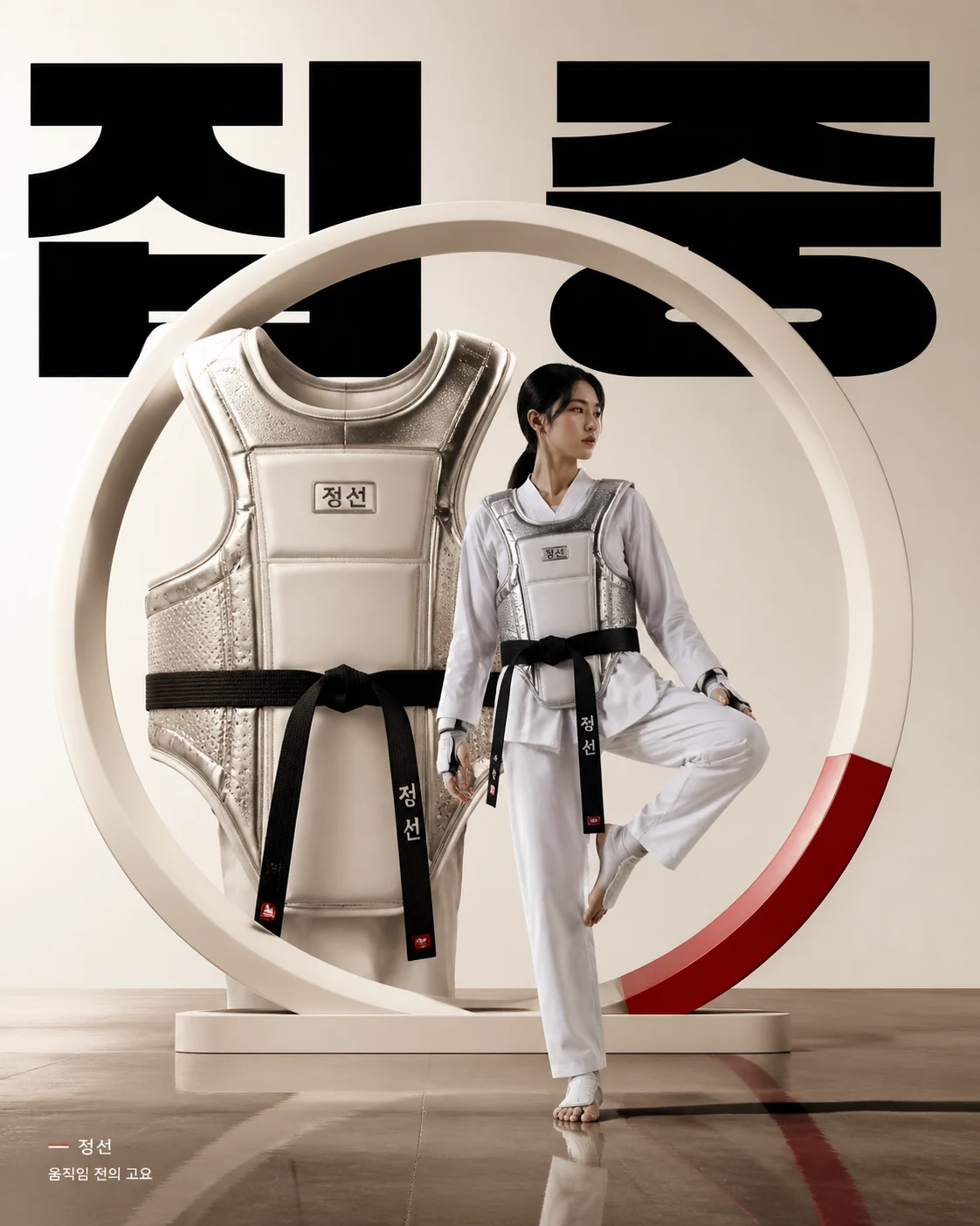 태권도 집중력을 표현한 프리미엄 스포츠 광고