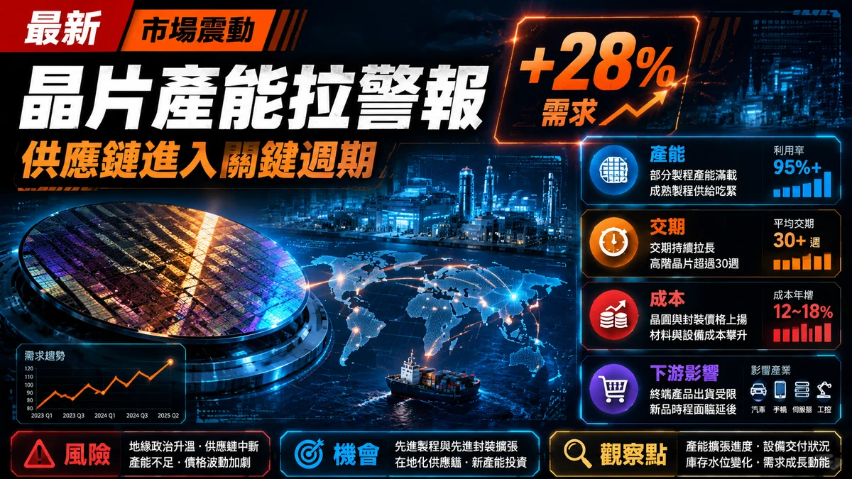 繁體中文晶片供應鏈新聞封面