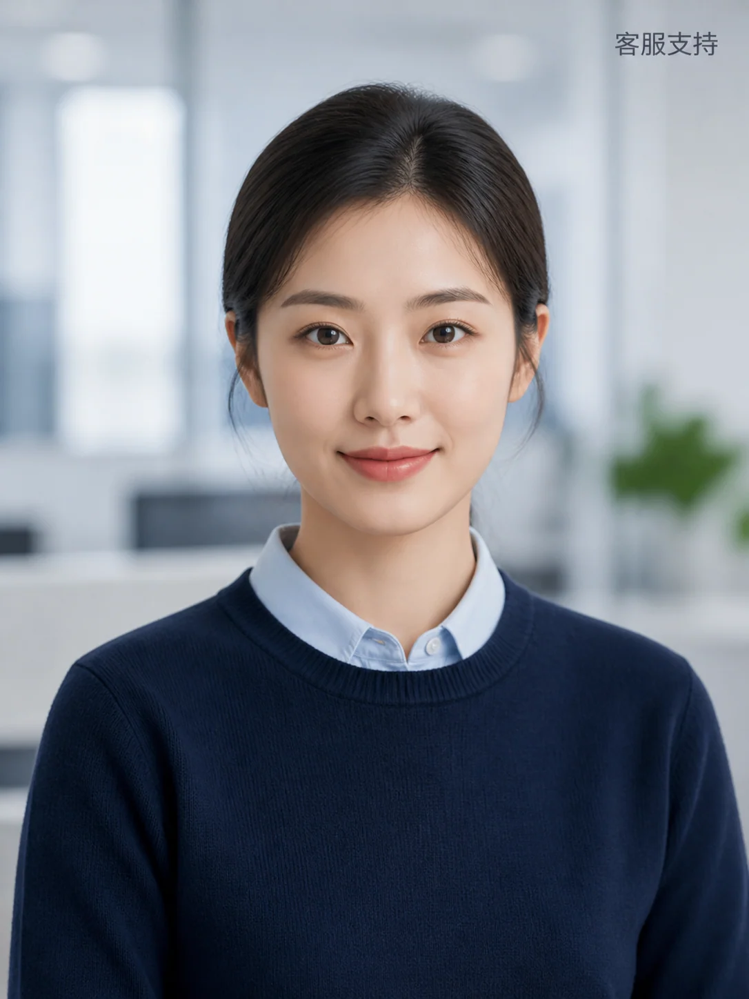 科技客服寸照示例