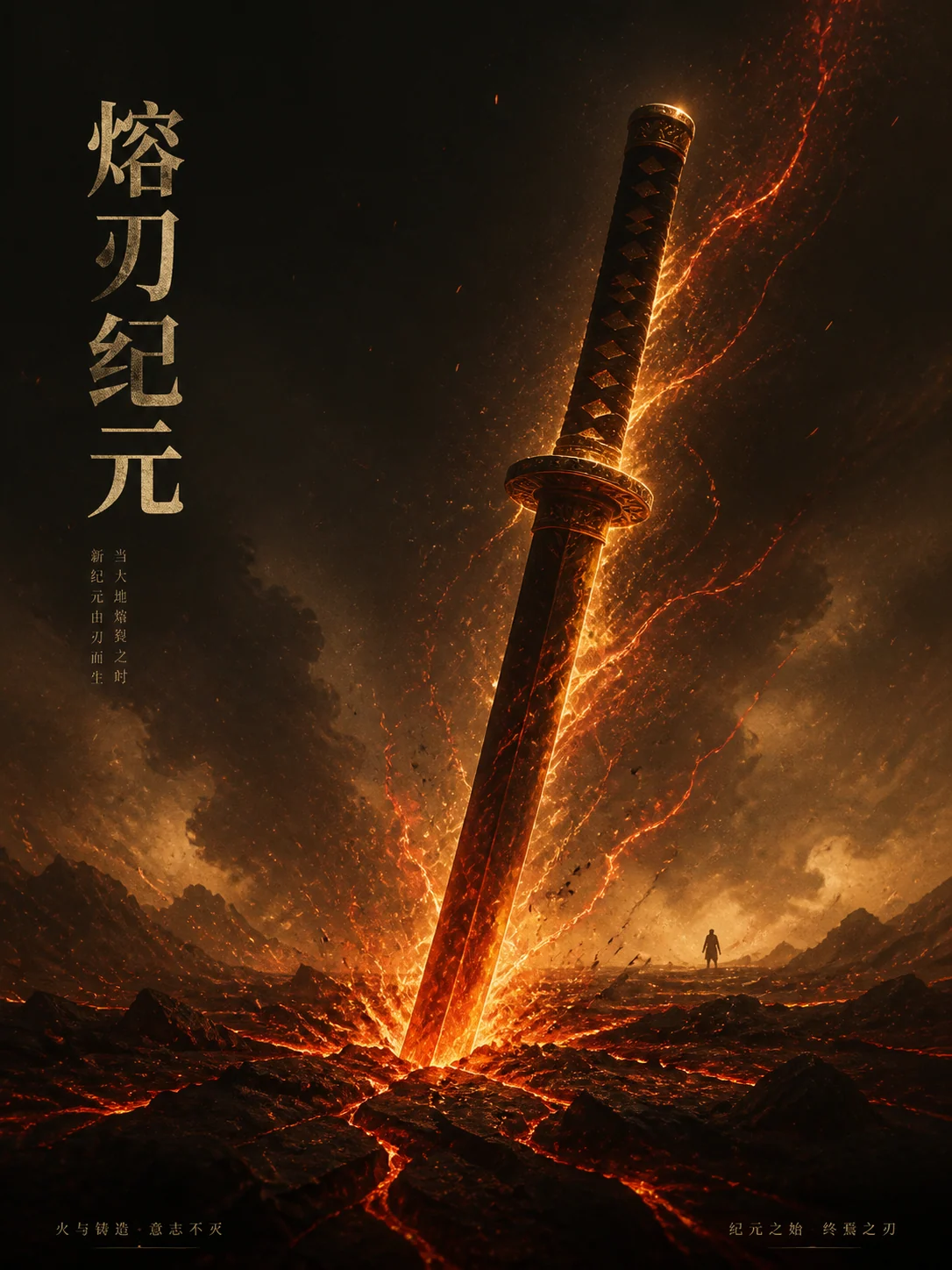 火山幻想刀剑主视觉示例