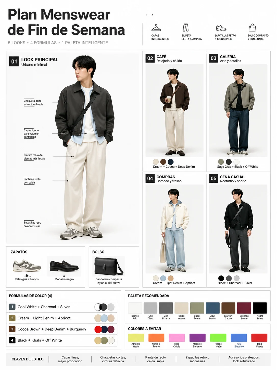 Wochenend-Menswear Plan