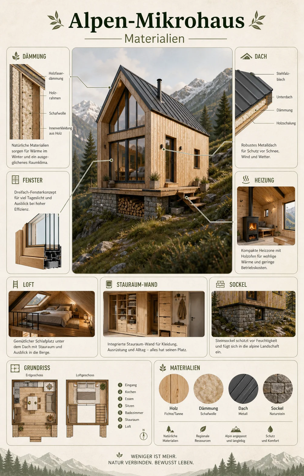 Deutsches Eco-Architektur-Handbuch fur ein Alpen-Mikrohaus