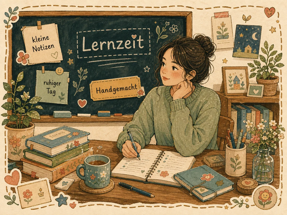 Deutsches Folk-Art-Klassenzimmerportrat als Beispiel