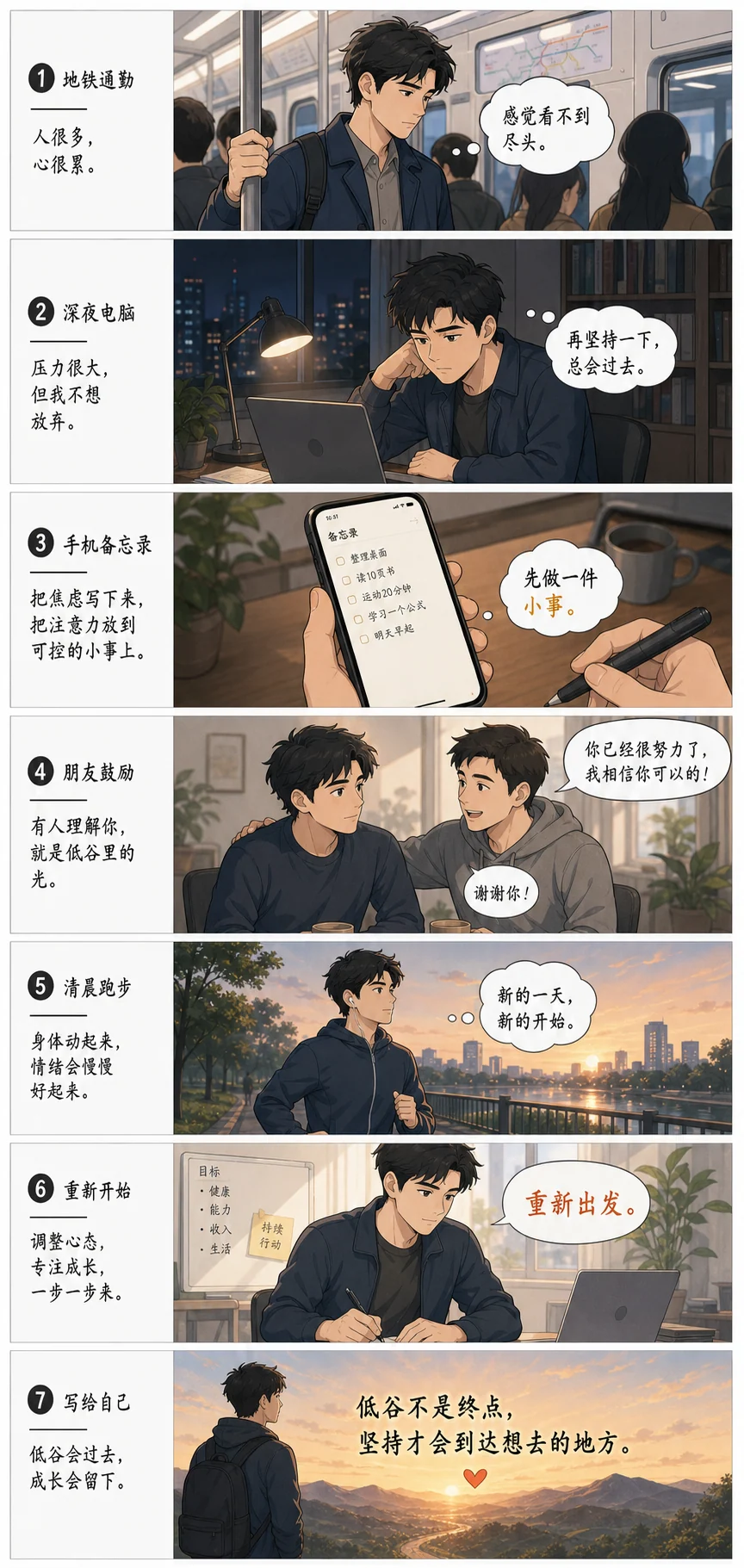 繁體中文長卷圖文漫畫示例