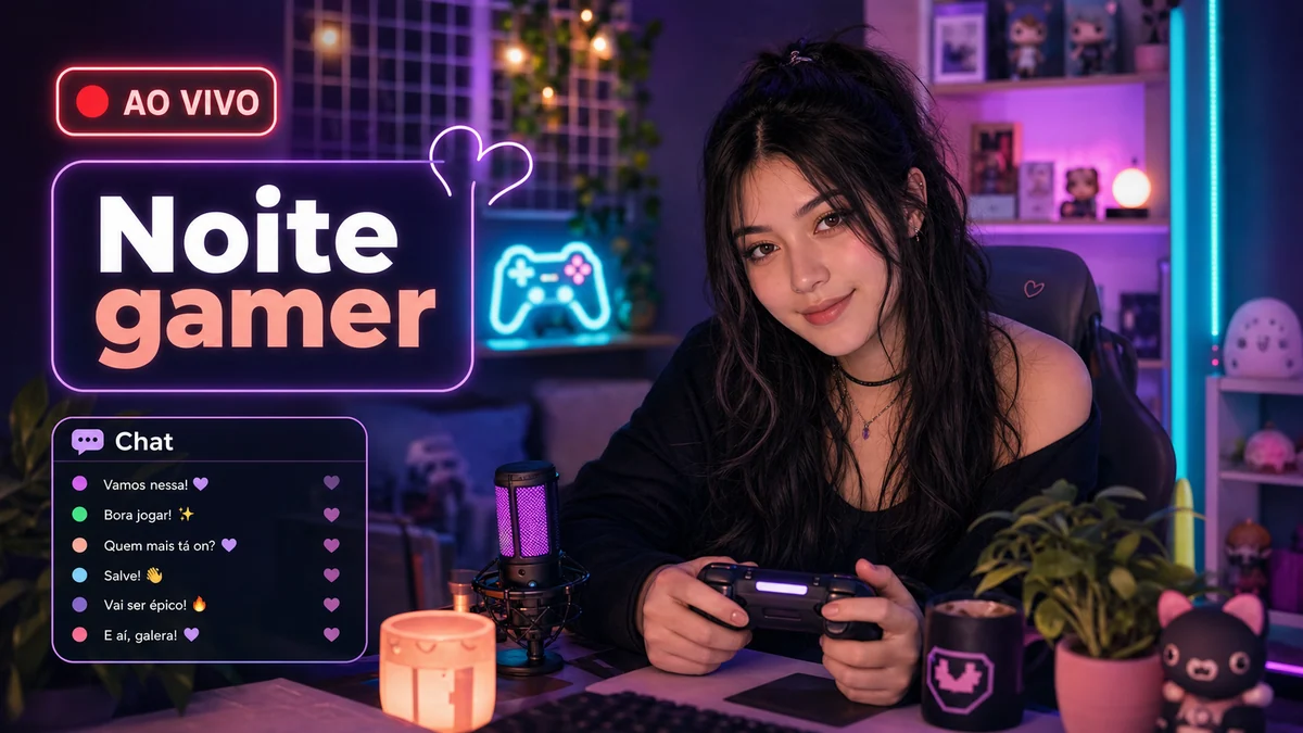 日本語ライブ表示付きの心地よいバラエティゲーム配信サムネイル例