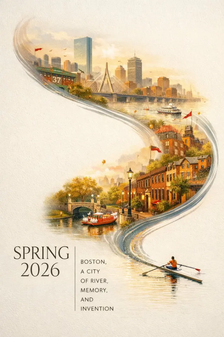 Boston Spring 2026 City Poster